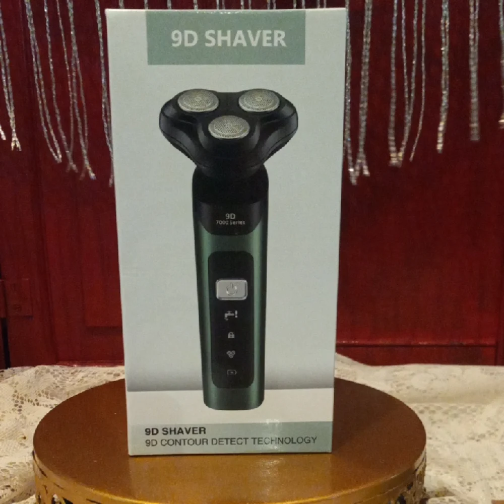 9D Shaver Electric Men’s Grooming Trimmer - Green